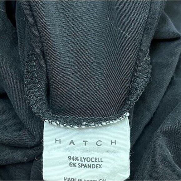 Hatch Long Sleeve Black Maternity Maxi Dress Scoop Neck Stretch Size 1 - Picture 6 of 6